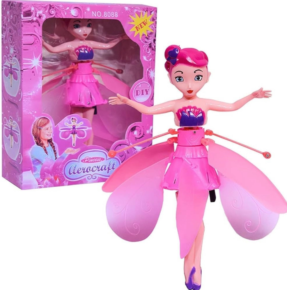 Rechargeable Magical Flying Fairy Doll With Hand Sensor Control (kindly whatsapp for cash on delivery)